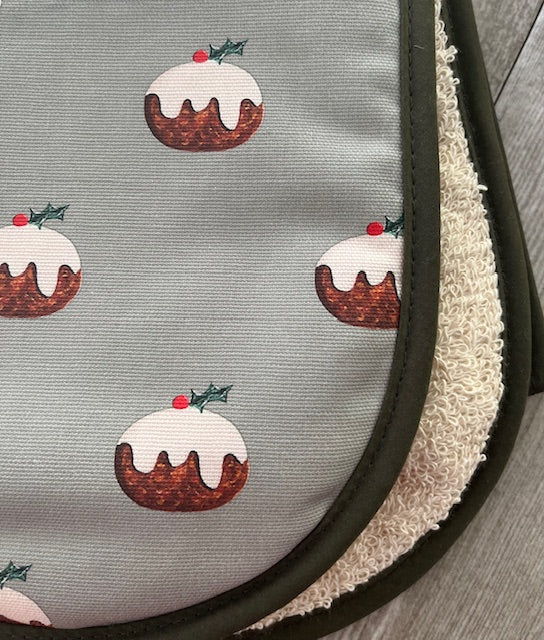 Christmas Pudding Oven Gloves