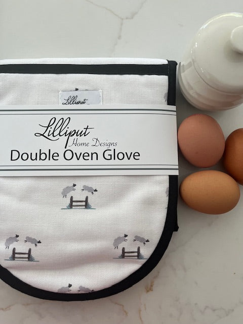 Jumping Sheep Oven Gloves
