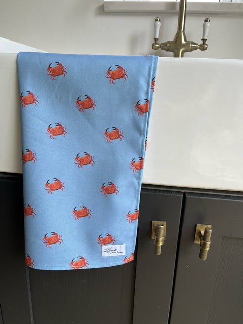 Crab Tea Towel