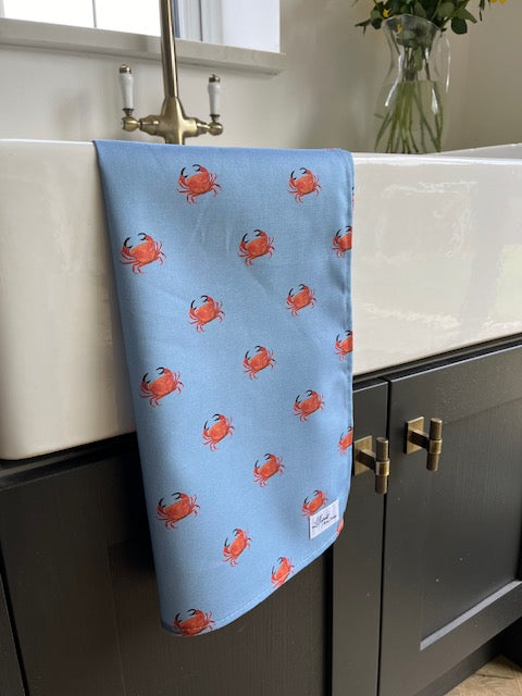 Crab Tea Towel