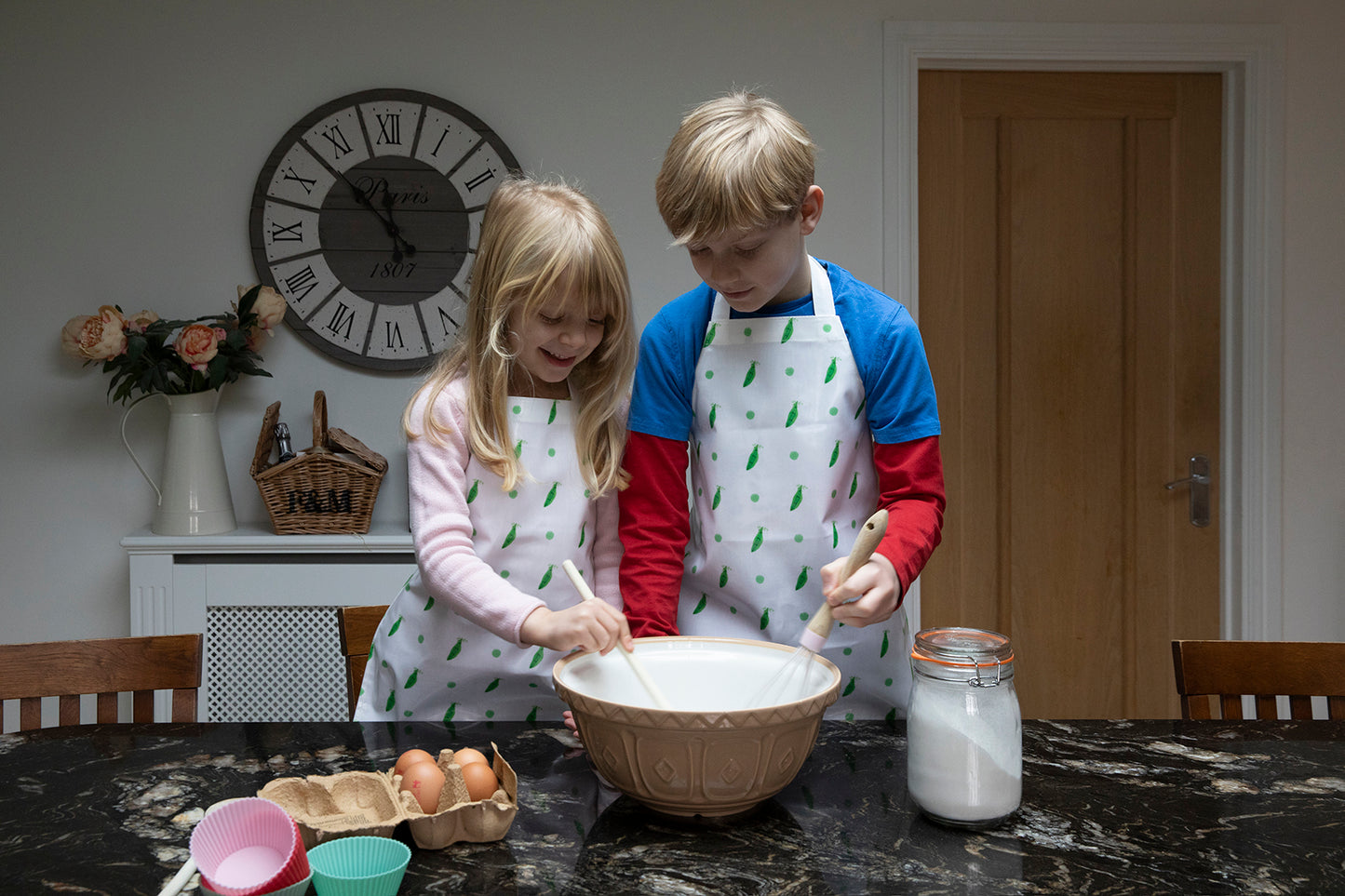 Three Peas in a Pod Children's Apron