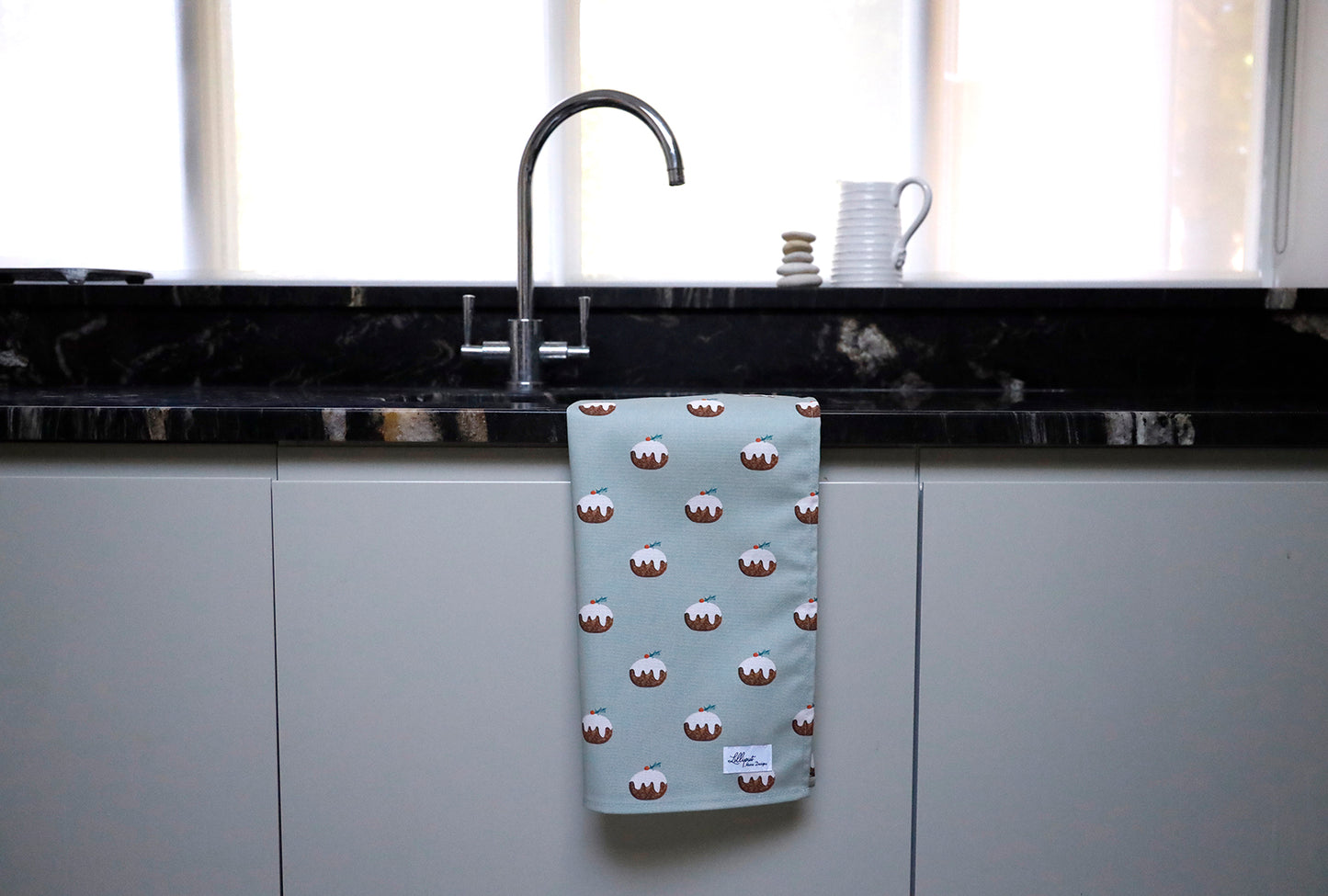 Christmas Pudding Tea Towel