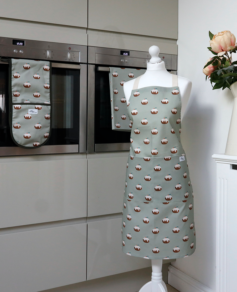 Christmas Pudding Adult Apron