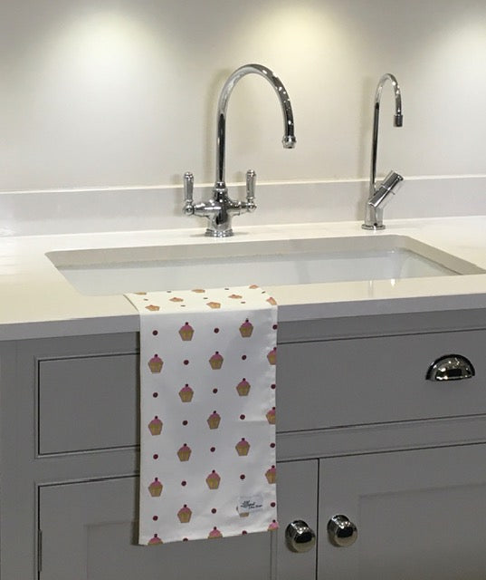 Cupcake Tea Towel