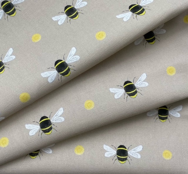 Bumble Bee Adult Apron - Taupe Background