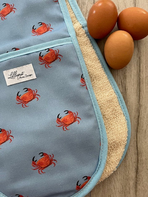 Crab Double Oven Gloves