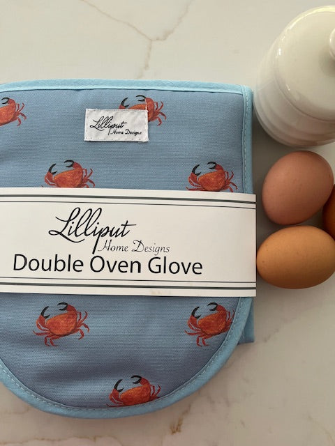 Crab Double Oven Gloves