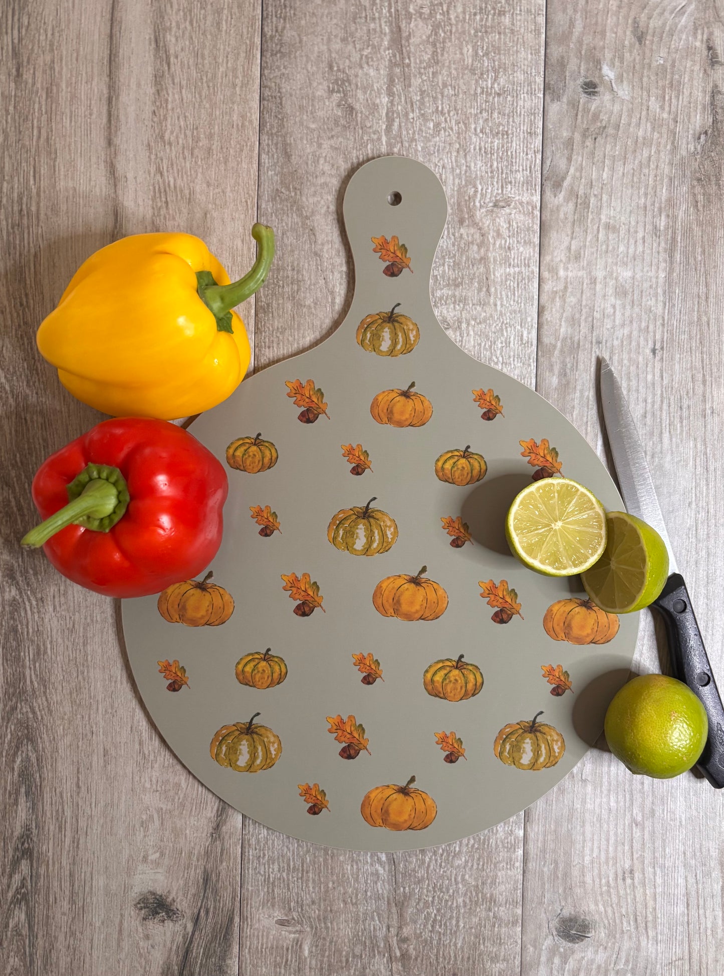 Round Pumpkin Melamine Chopping Board