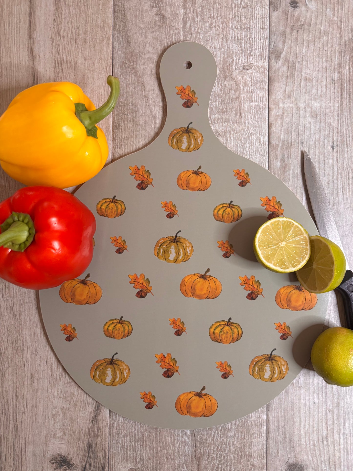 Round Pumpkin Melamine Chopping Board