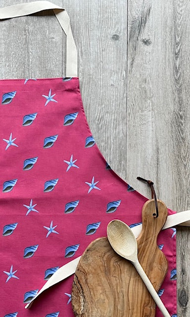 Starfish and Shell Adult Apron