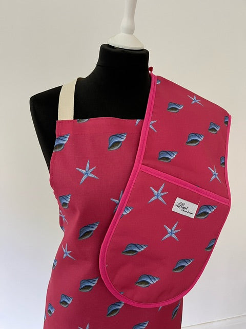 Starfish and Shell Double oven gloves