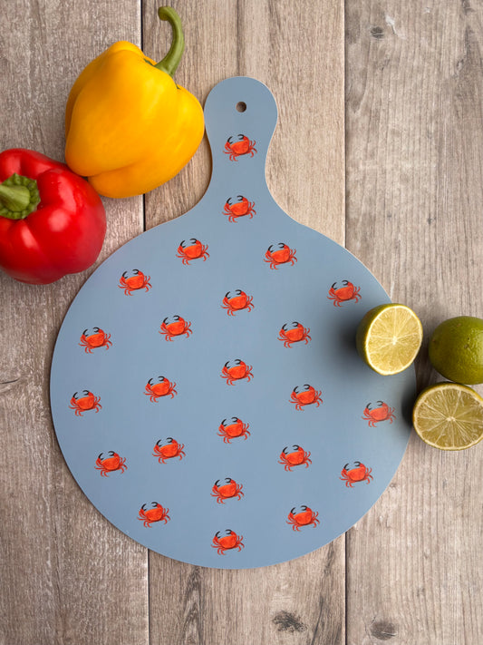 Round Crab Melamine Chopping Board